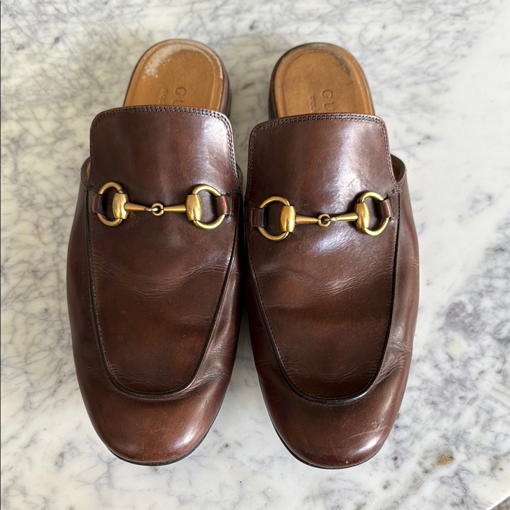 Brown Leather Men's Loafers